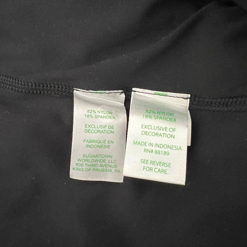 LILLY PULITZER Luxletic BLACK  Full Zip Women's Jacket SIZE S - Picture 6 of 7